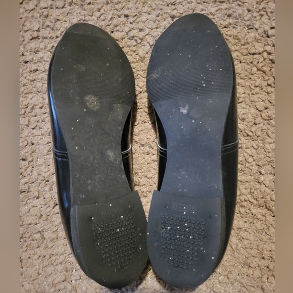 VIBRAM Pointed Toe Shiny Dress Shoes Black Size 10.5 - Picture 7 of 14